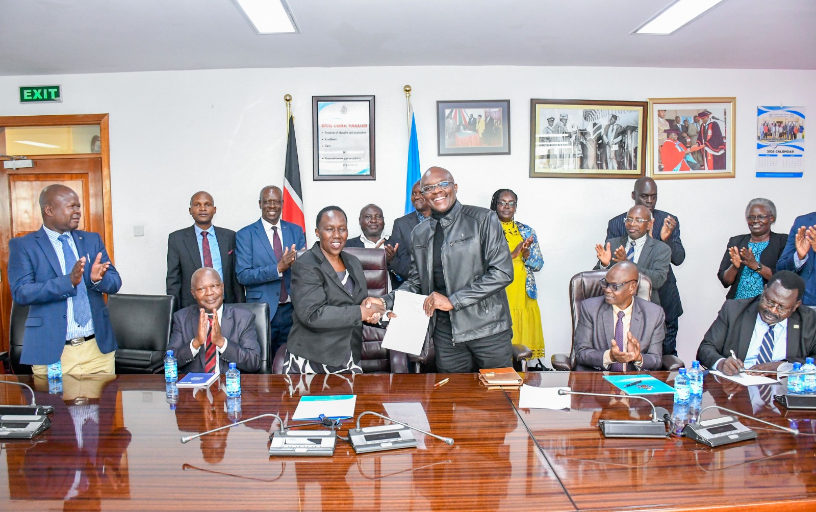 UASU-UoN Sign Internal CBA 2017-2021 